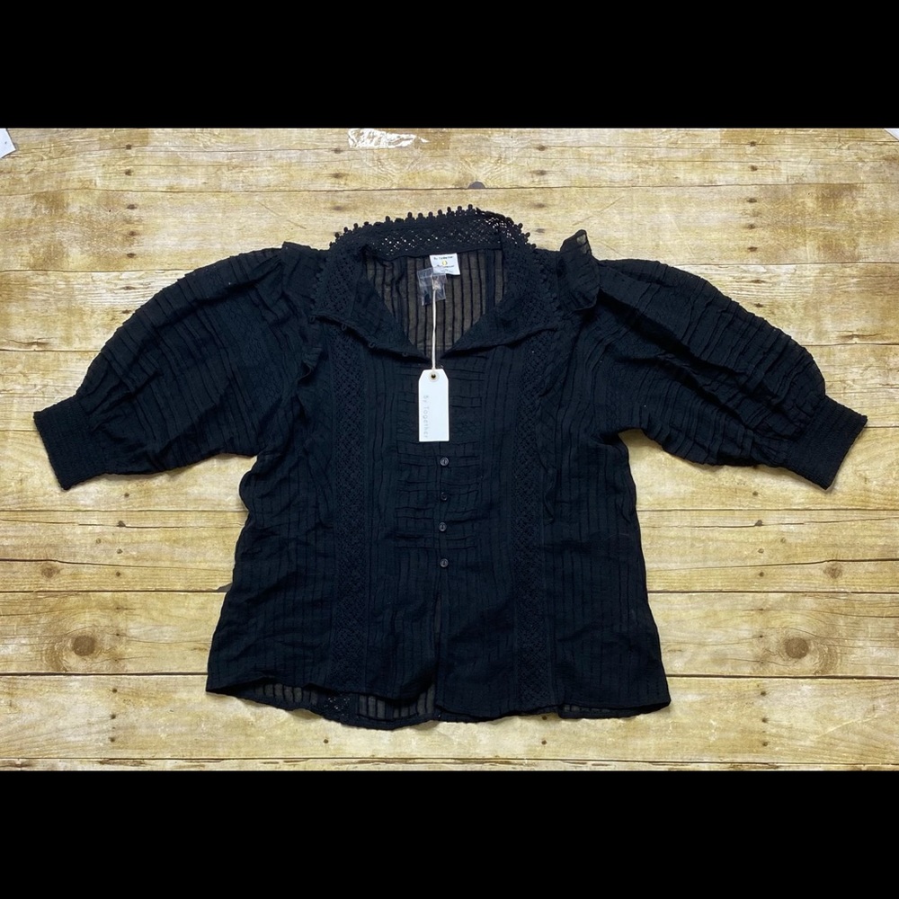 By Together Lace black blouse